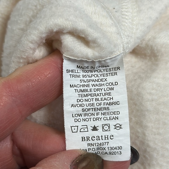 prAna Twisty Fleece Velvet Shawl Collar Pullover Base Layer Sweater - Picture 8 of 8